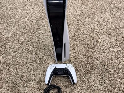 Sony PlayStation 5 (PS5) Disc Console with Controller and Power Cable - Used