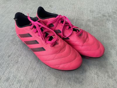 Pink Adidas Soccer Cleats - 6Y