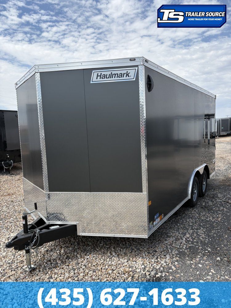 8.5x16 Haulmark Transport Enclosed Cargo Trailer - 7'0" Interior - 7K GVWR - .080 PolyCor, 2 Tone Color, Dovetail