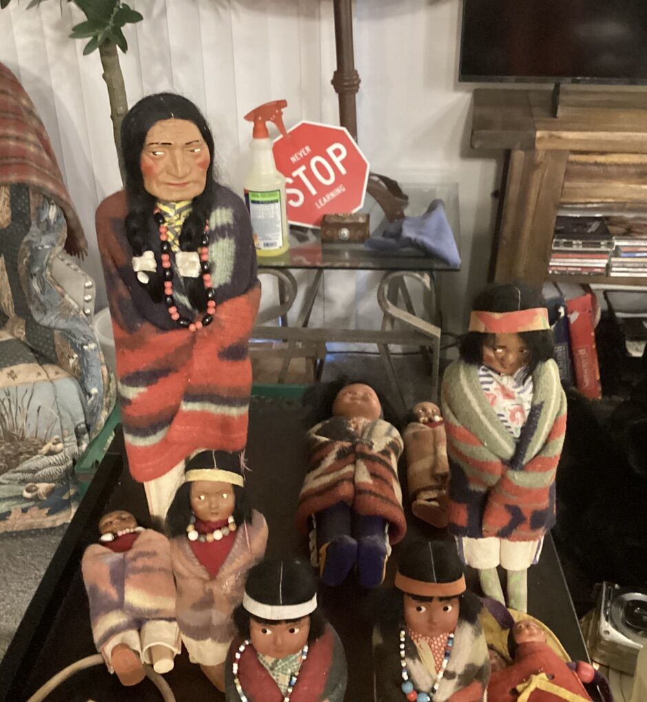 Vintage Skookum Native American Dolls Collection