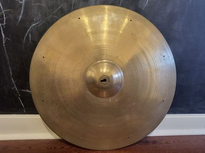 Vintage 1950s A Avedis Zildjian Small Stamp 22" Ride Cymbal 2630g