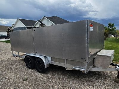 Barbecue food trailer