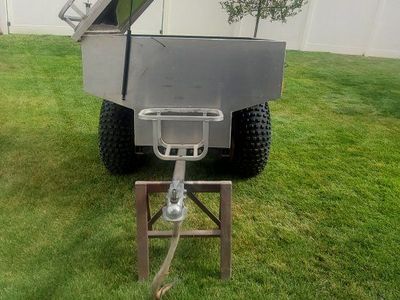 ATV Wagon by Bosski Utility Trailer with Lid and Rack Sold