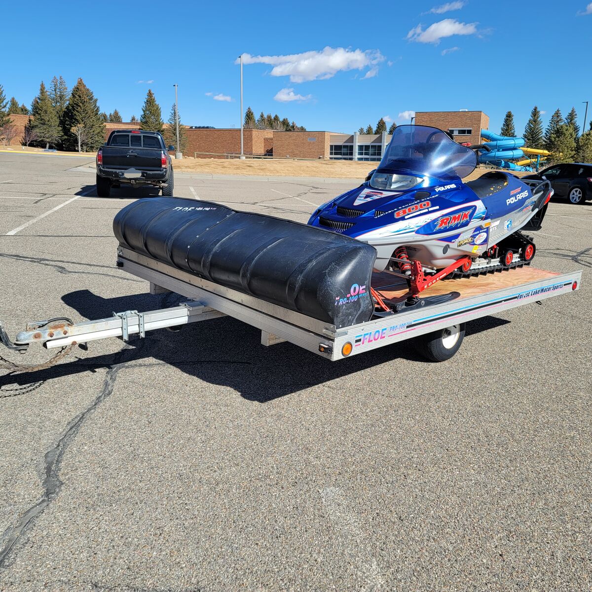 2003 Polaris 800 RMK with Trailer Package