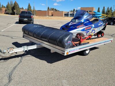 2003 Polaris 800 RMK with Trailer Package