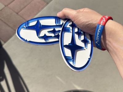 2022+ Subaru BRZ blue “drip” badges