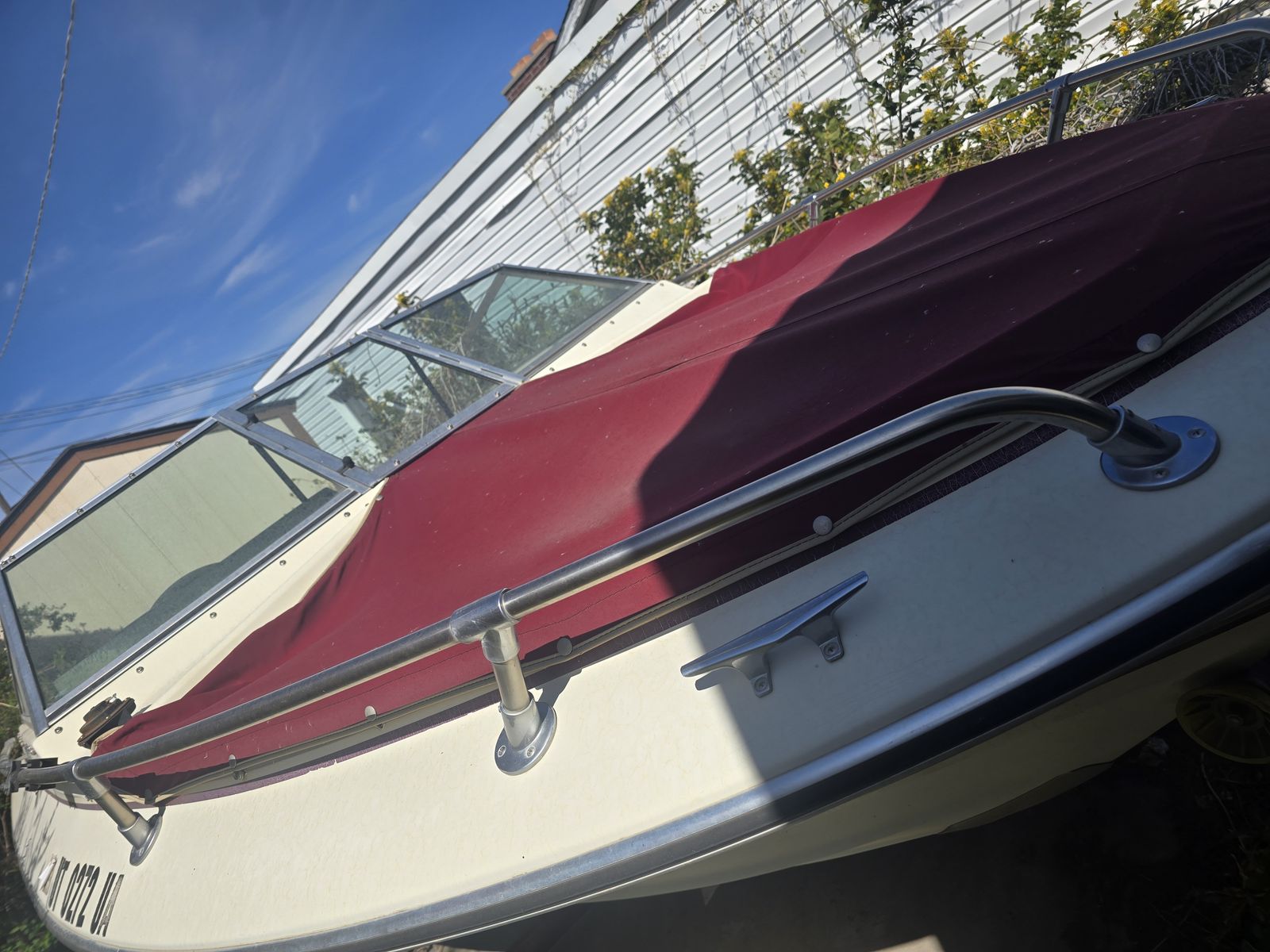 1984 Metc boat w, trailer