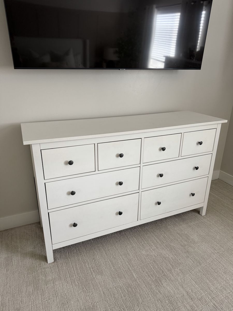 White IKEA dresser