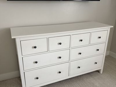 White IKEA dresser