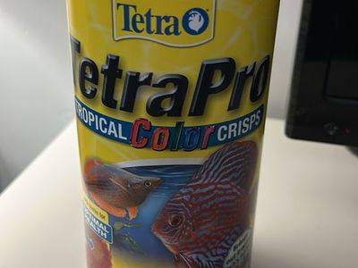 Unopened Fish Food Flakes