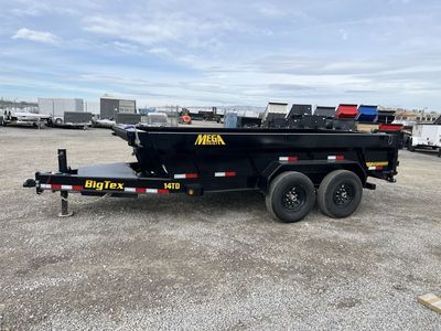 2026 Big Tex Trailers 7x14 14TD Heavy Duty Telesco