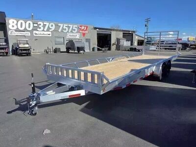 2025 Baughman Products 7X24 ASR with ATV Ramps Aluminum Utility Trailer