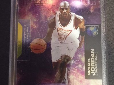 2021 SkyBox Metal Universe Champions Michael Jordan #1 Trading Card in Magnetic Case