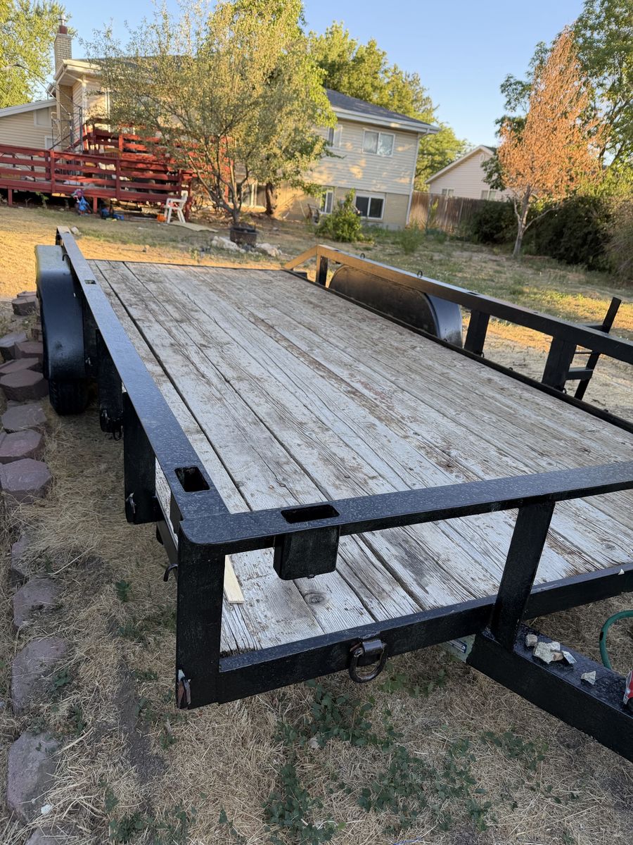 Utility Trailer  Car Hauler, Wood Deck - Ready for Hauling
