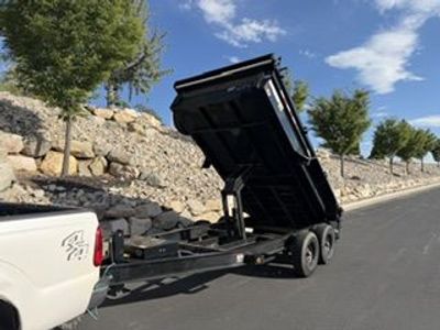 2022 PJ DL Pro Dump Trailer 14x7 with 2 ft walls