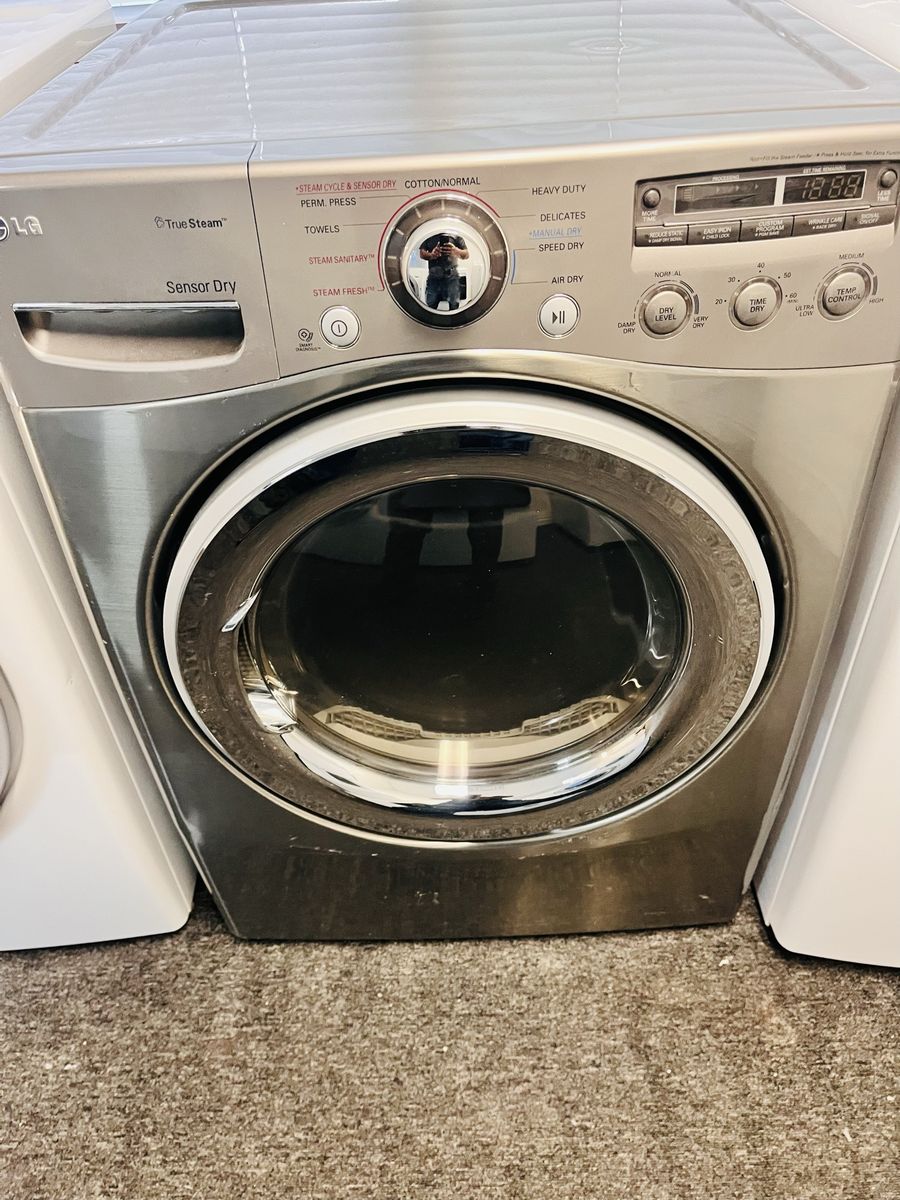 LG stainless electric  dryer