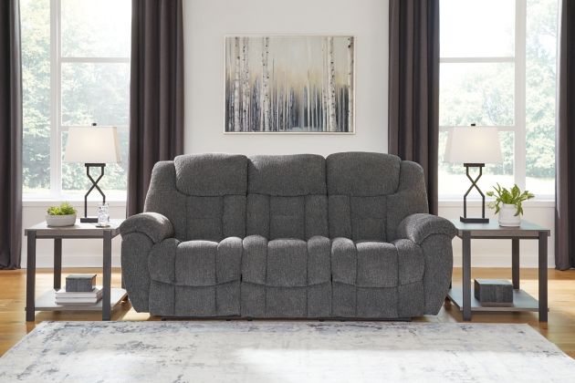 Foreside Reclining Sofa - Living Room Furniture - Action Home Furniture