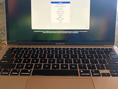 2020 Apple MacBook Air 13” – Excellent Condition – Factory Reset