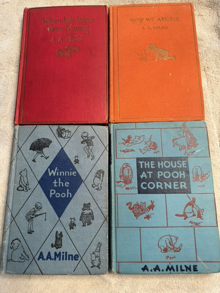 4 AA Milne Winnie The Pooh Books 1924