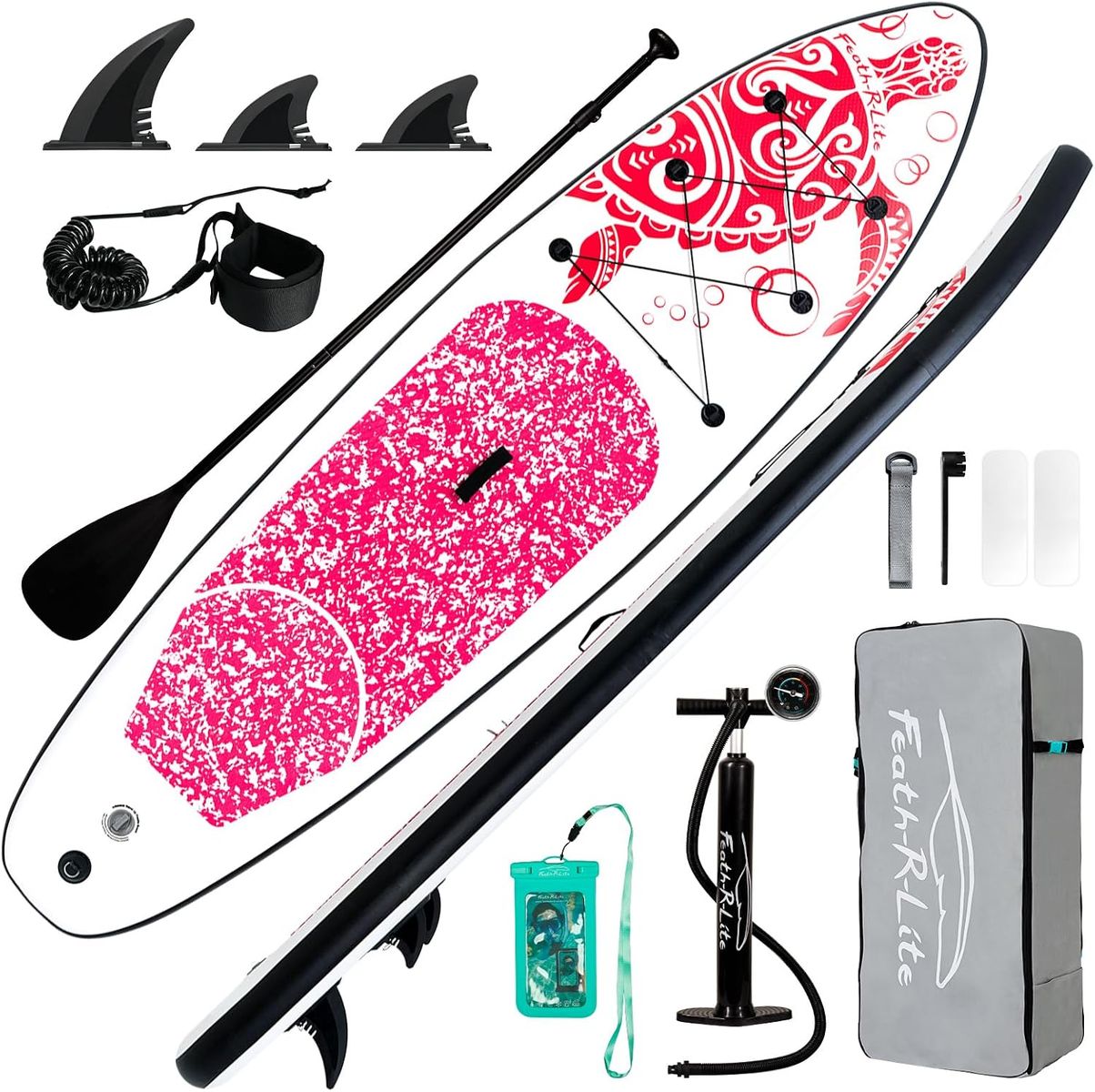 NEW SUP inflatable paddle board paddleboard red turtle