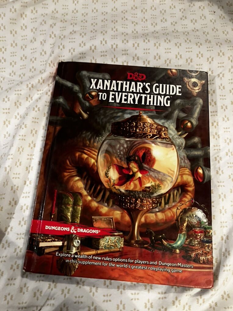 DND 5e Xanathar's Guide To Everything
