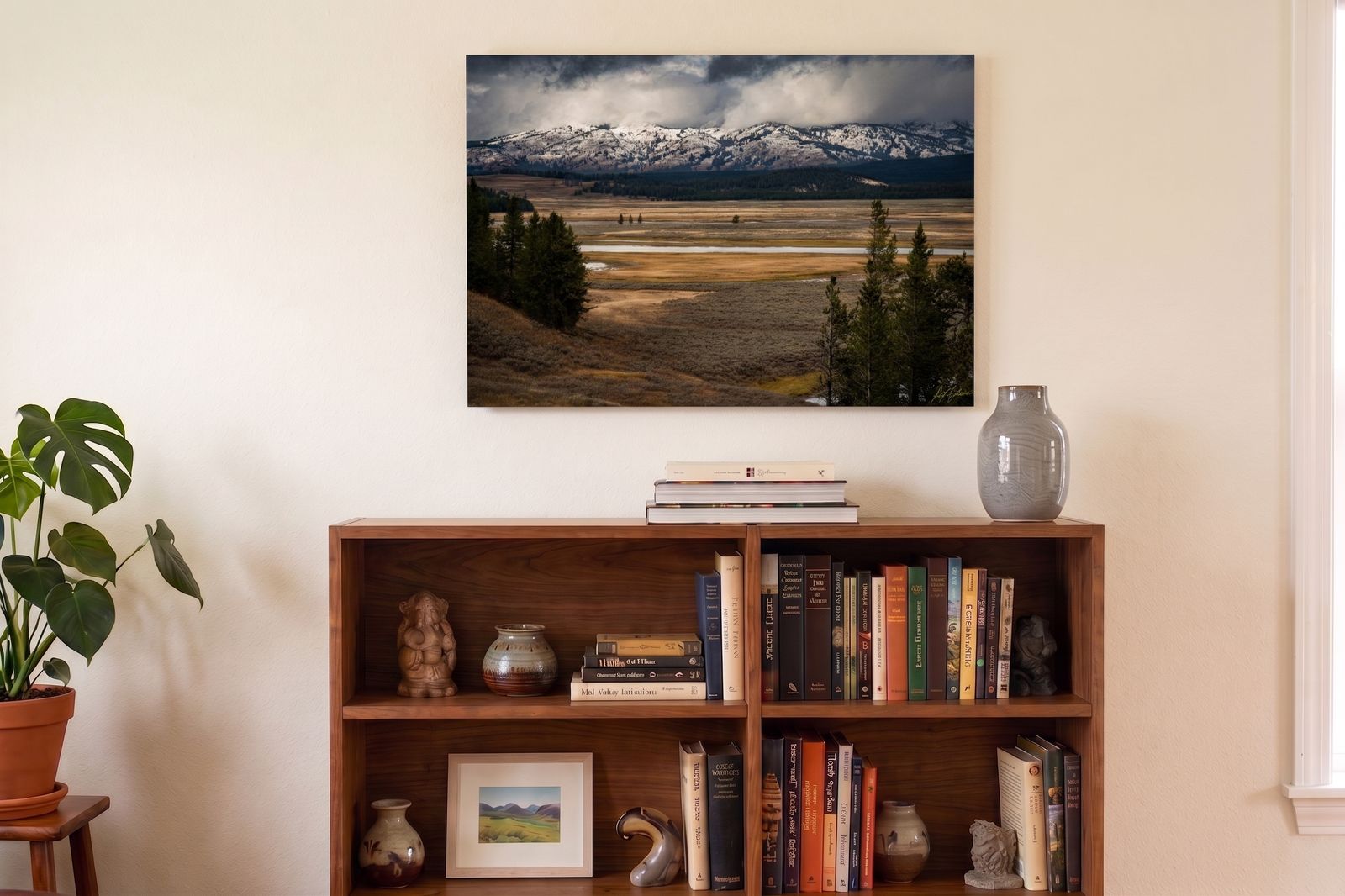 Fine Art Metal Print – "Grand Teton Autumn" (Signed by Local Artist)