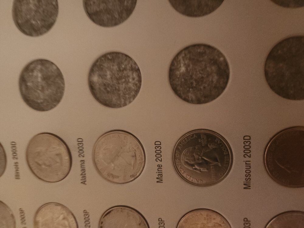 full book 1999 Thur 2008 state quarters