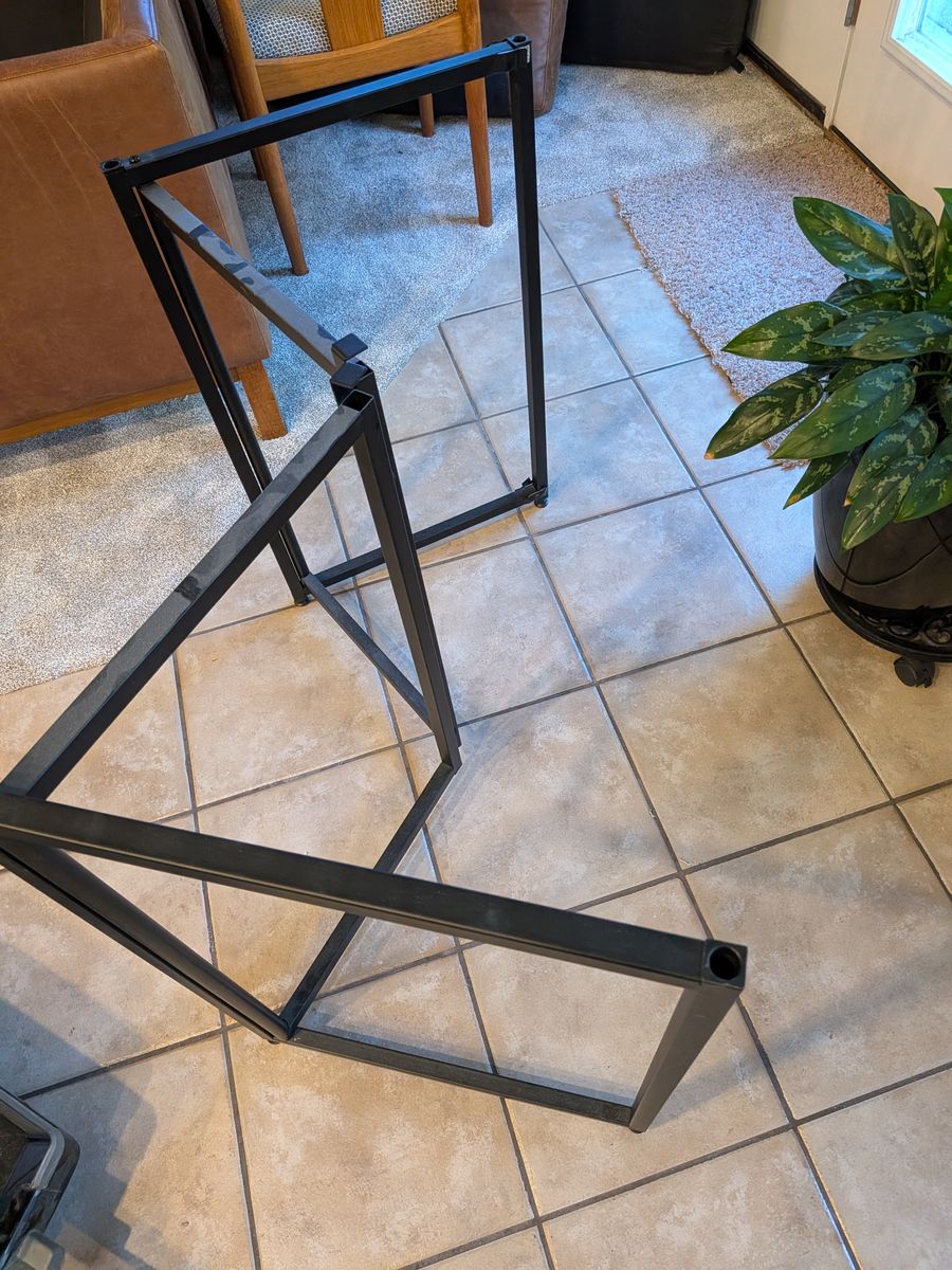 Table Desk Portable, light weight and compact.  Will fold up flat Excellent condition
