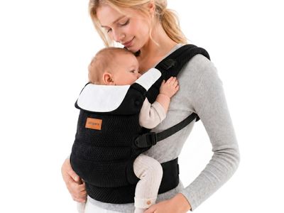 NEW ALLOPERA Baby Carrier, Weightless 3D Mesh Carrier for 7-45lbs, Easy to Put On, Dual Layer Enhanced Stability