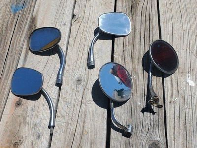 Vintage Chrome VW driver and passenger mirrors