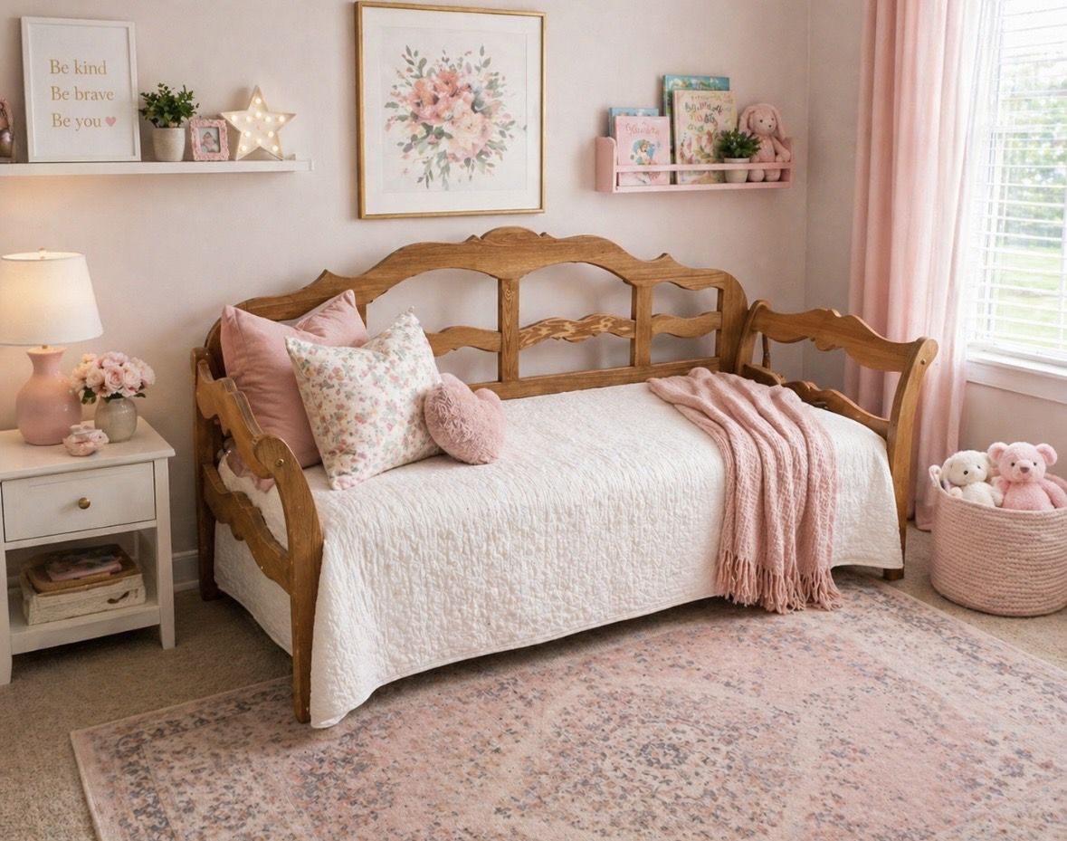 Daybed with Rolling Pop-up Trundle