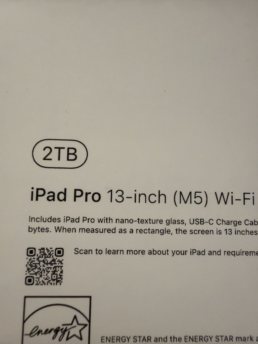 New iPad Pro M5 nano glass 2tb Apple Pencil