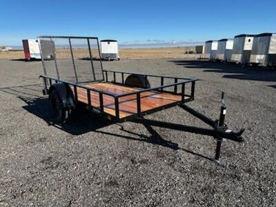 5.5 X 10 Utility 1" x 2" Pipe Top Trailer For Sale