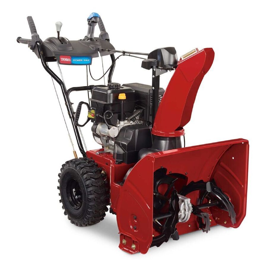 Electric start snow blower