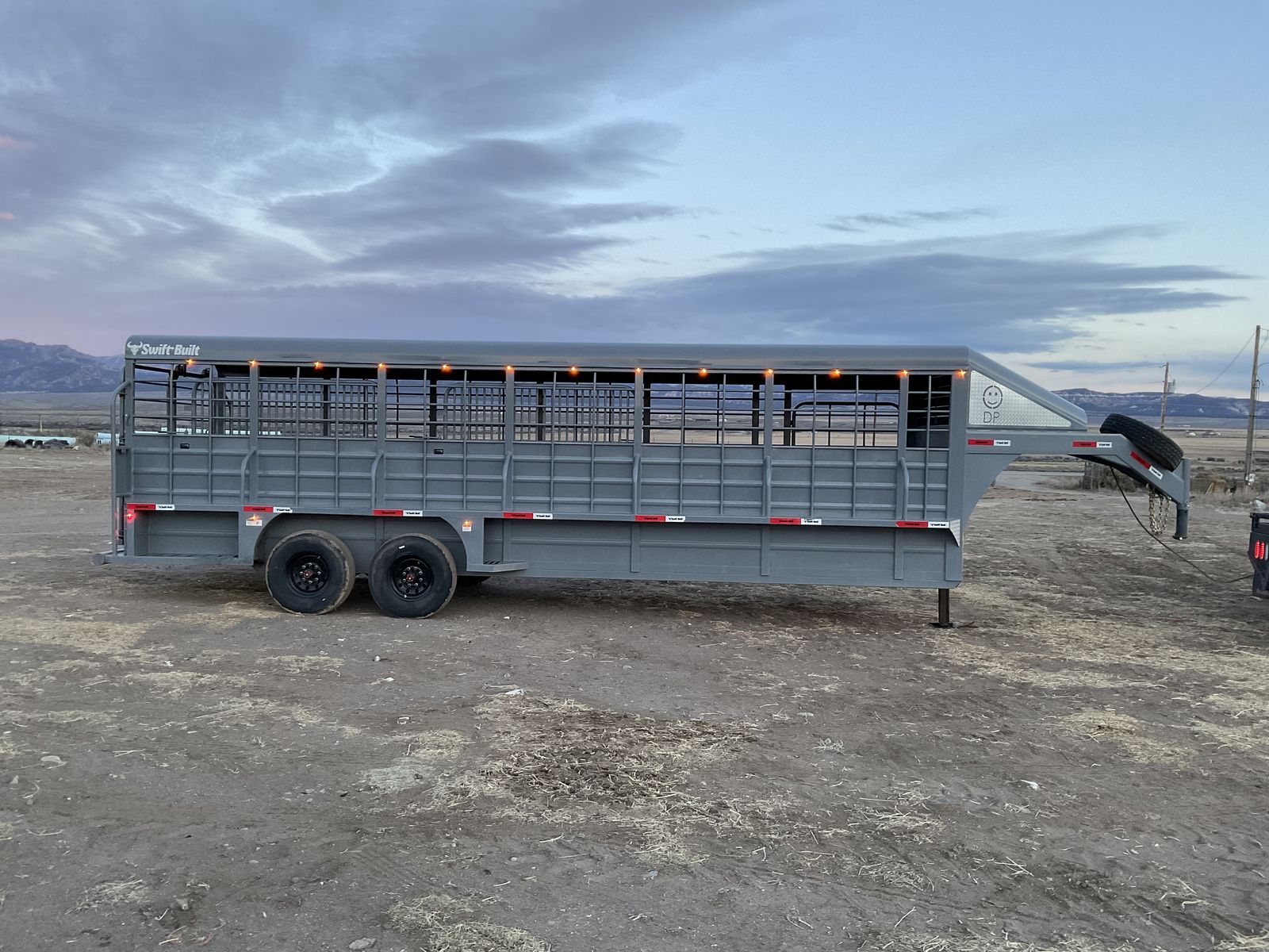 2023 Swiftbuilt Livestock Trailer 26’