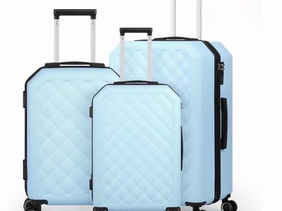 New!! 3-Piece Hardshell Luggage Set- travel rolling luggage on wheels