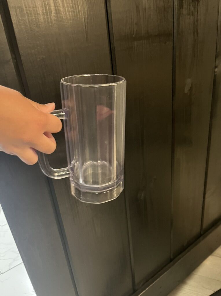 Hard Plastic Beer Steins With Handle