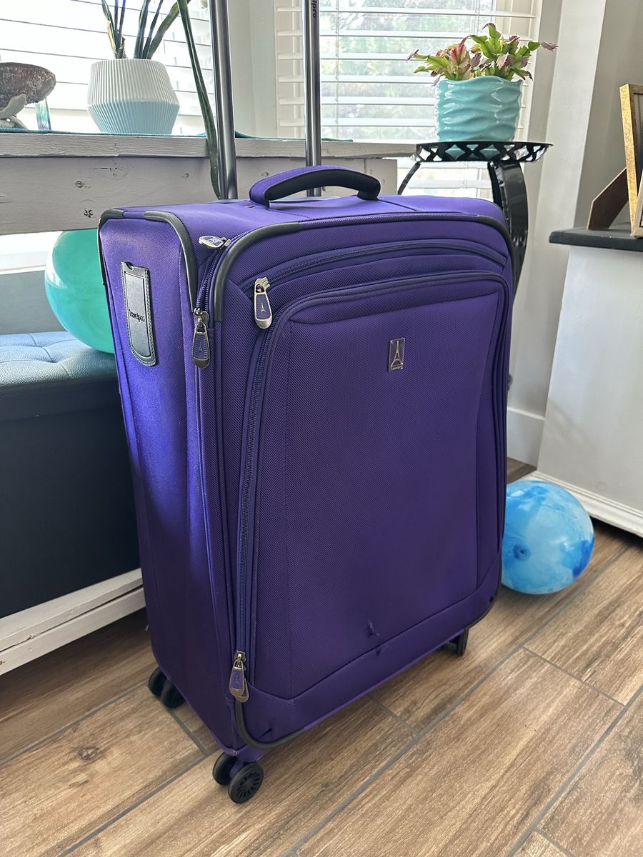 Travelpro Purple Spinner Luggage Rolling Suitcase