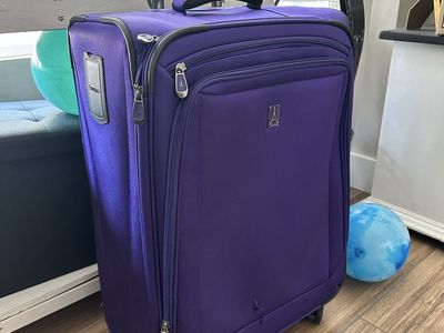 Travelpro Purple Spinner Luggage Rolling Suitcase