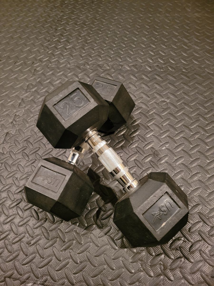 25 Lbs Pair Dumbbells
