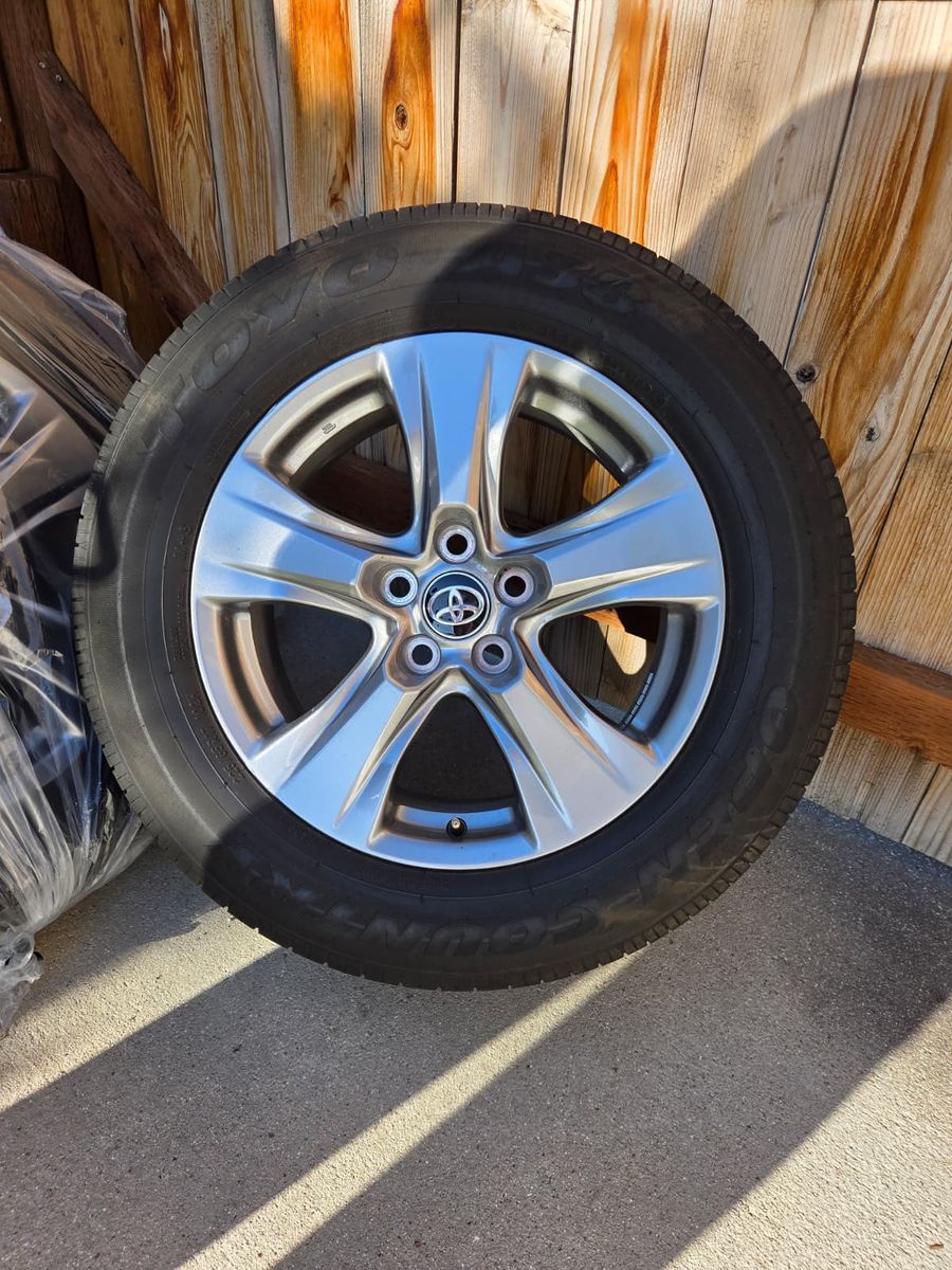 Original factory Toyota wheels removed from my 2025 Toyota RAV4 Hybrid XLE AWD.