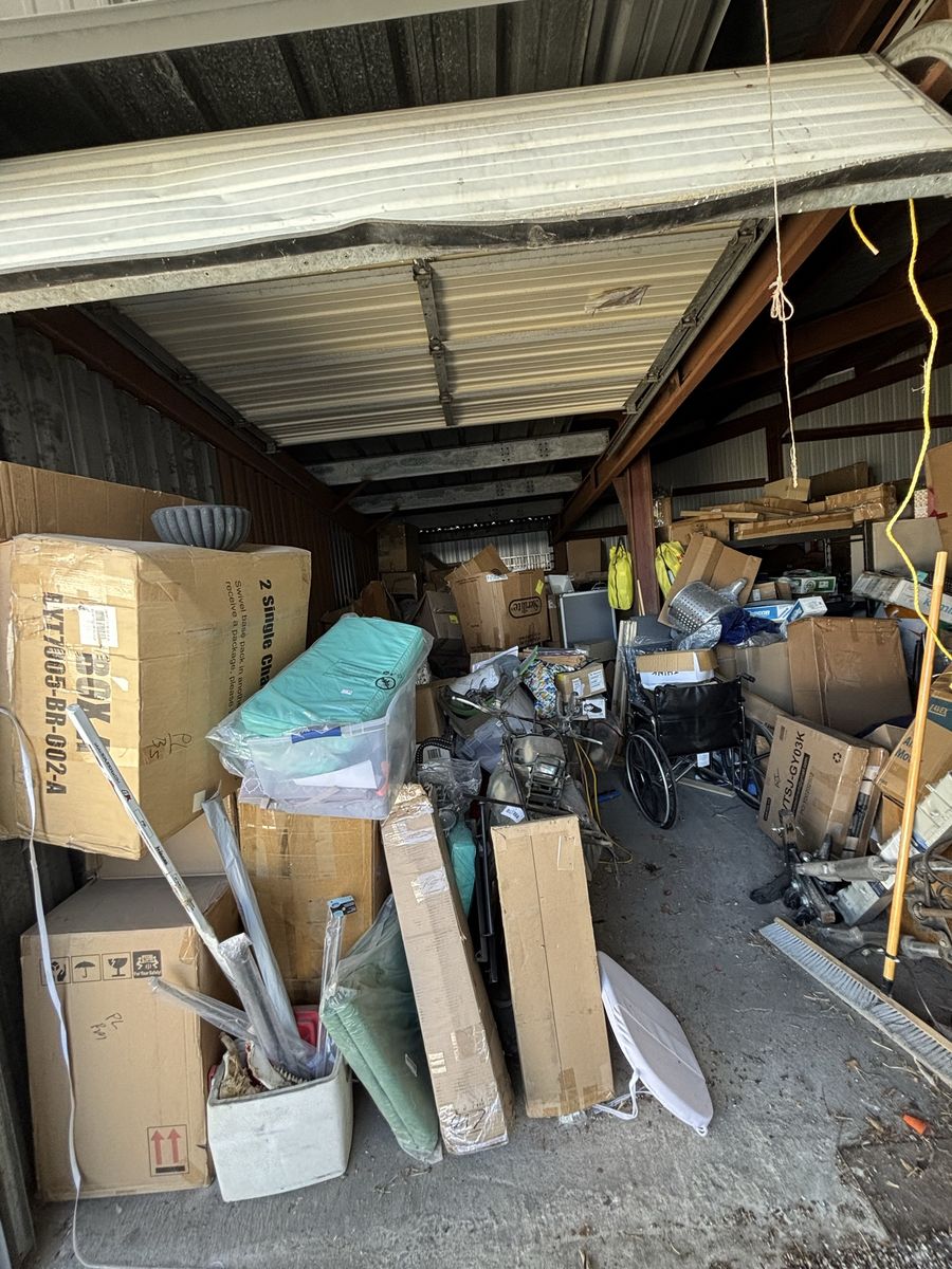 Storage unit full of new merchandise