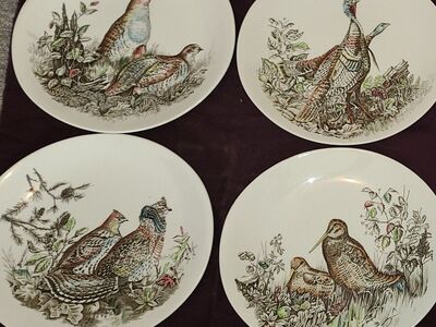 "Game Birds" Plate Set by Johnson Brothers