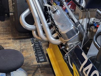 Up swept headers for bbc dragster