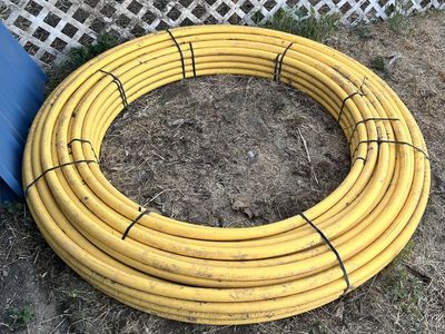 1-1/4” gas pipe