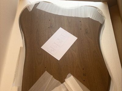 Curved Walnut Wood table top