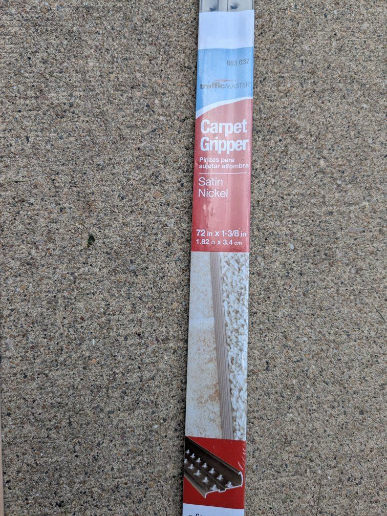 New Traffic Master Carpet Gripper Satin Nickel