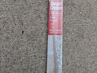 New Traffic Master Carpet Gripper Satin Nickel