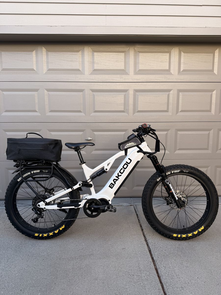 BACKCOU SCOUT FULL SUSPENSION E-BIKE SIZE MED