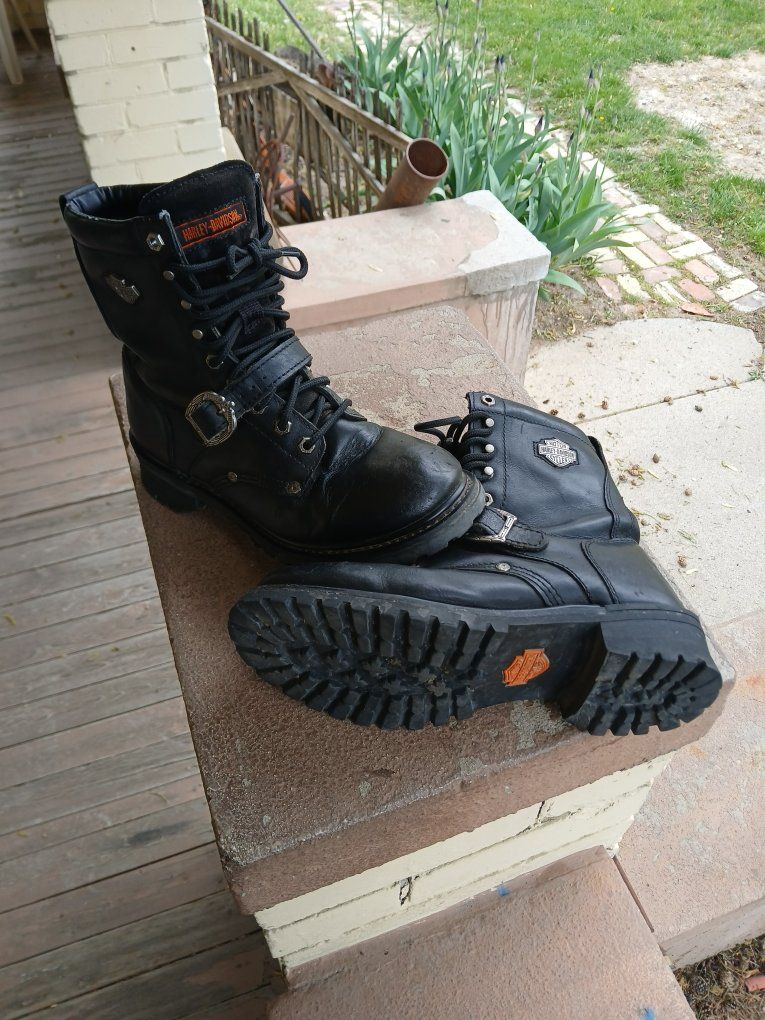 Mens 9 Harley Davidson Boots